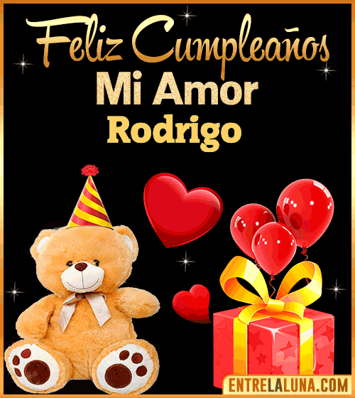 Gif Feliz Cumpleaños mi Amor Rodrigo
