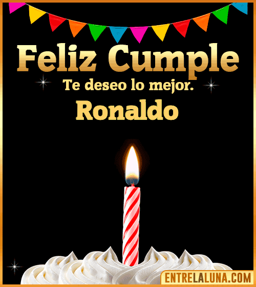 Gif Feliz Cumple Ronaldo