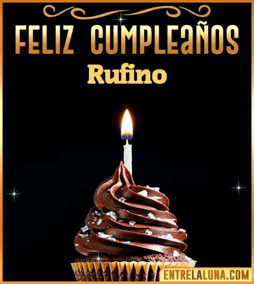 Gif Animado de Feliz Cumpleaños Rufino