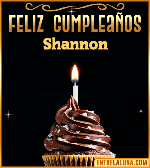 Gif Animado de Feliz Cumpleaños Shannon