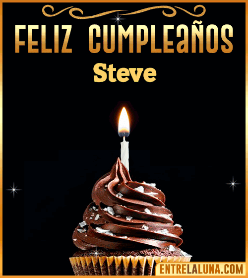 Gif Animado de Feliz Cumpleaños Steve