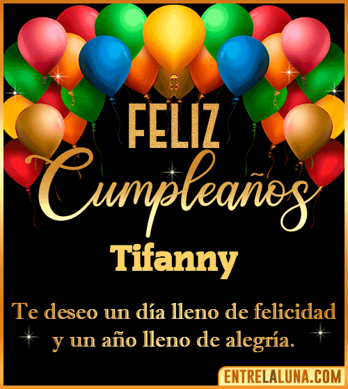 Mensajes de cumpleaños Tifanny