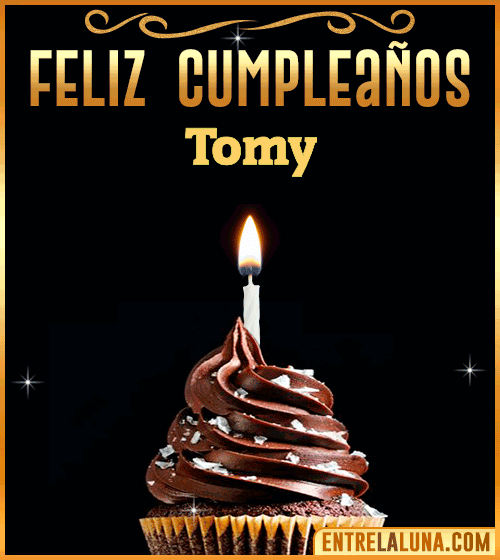 Gif Animado de Feliz Cumpleaños Tomy