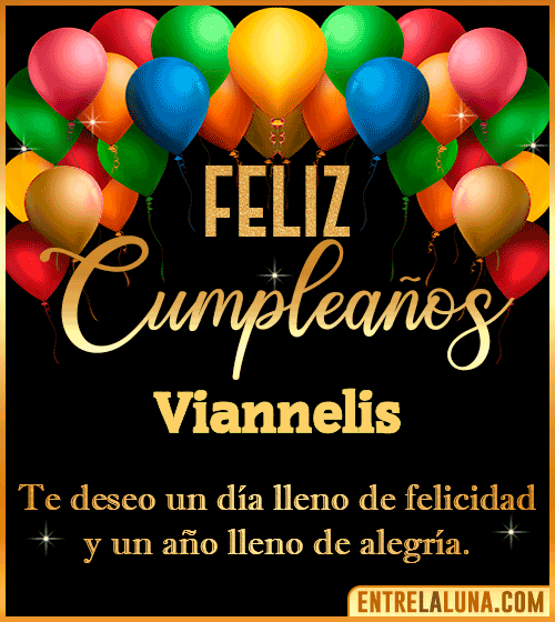 Mensajes de cumpleaños Viannelis