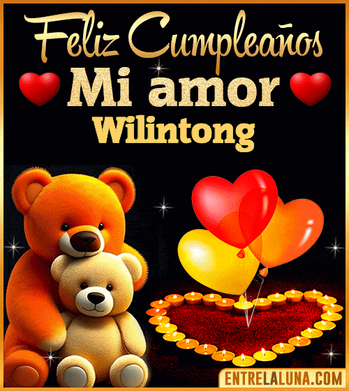 Feliz Cumpleaños mi Amor Wilintong