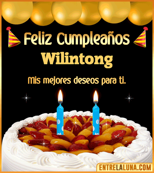 Gif de pastel de Cumpleaños Wilintong