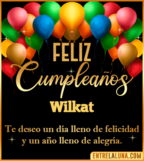 Mensajes de cumpleaños Wilkat