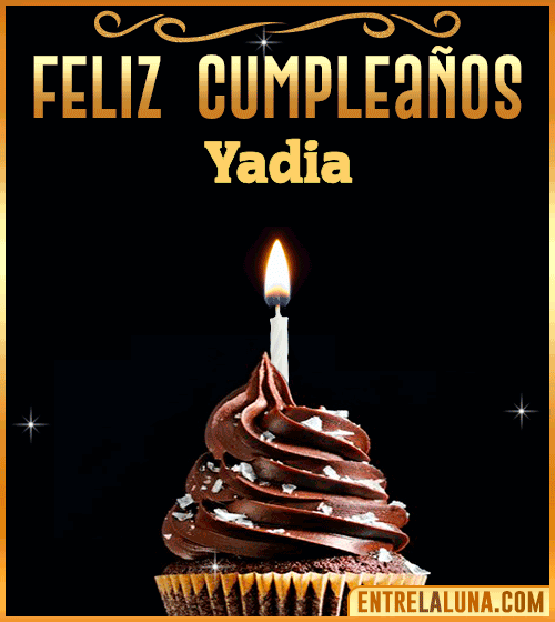 Gif Animado de Feliz Cumpleaños Yadia