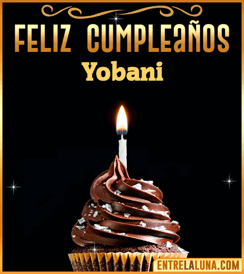 Gif Animado de Feliz Cumpleaños Yobani