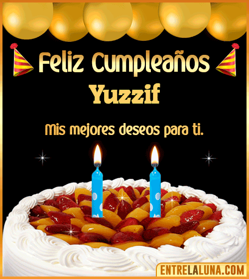 Gif de pastel de Cumpleaños Yuzzif
