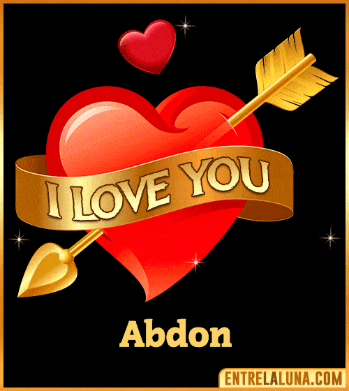 GiF I love you Abdon