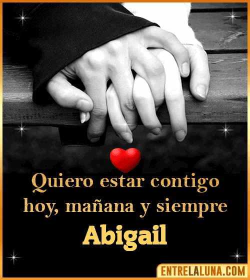Gif de Amor con Nombre Abigail