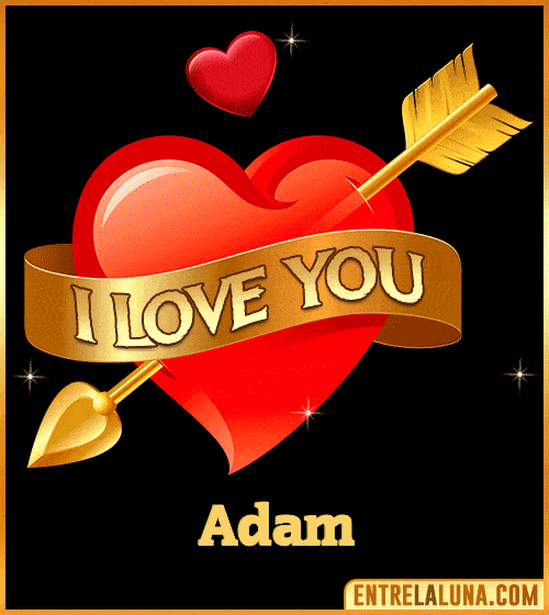 GiF I love you Adam