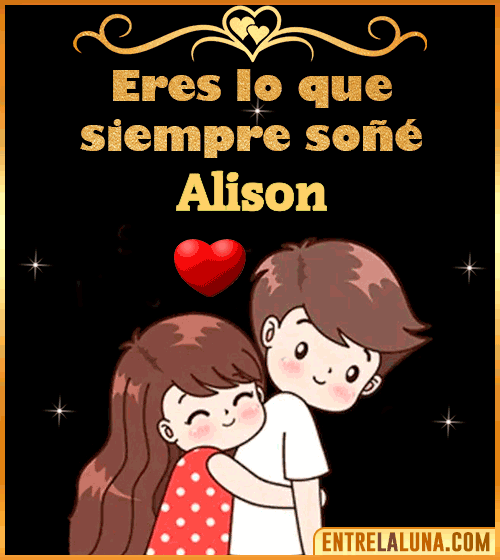 Gif de Amor para Alison