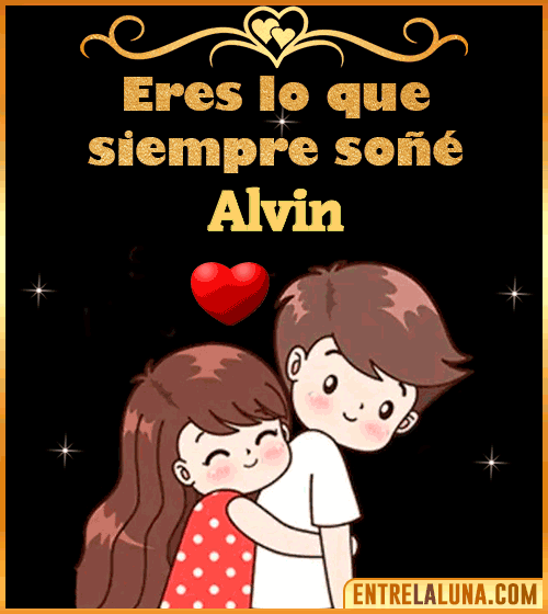 Gif de Amor para Alvin