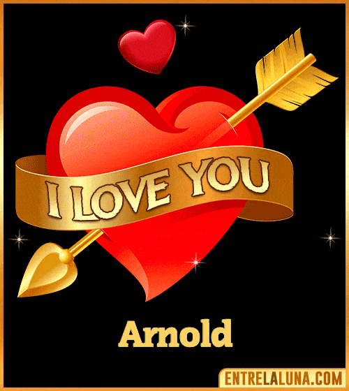 GiF I love you Arnold