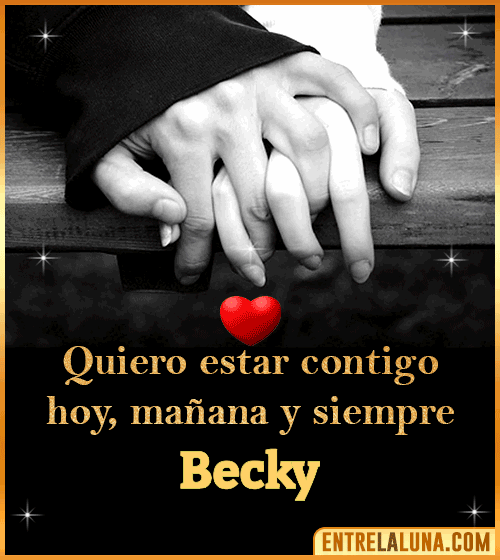Gif de Amor con Nombre Becky