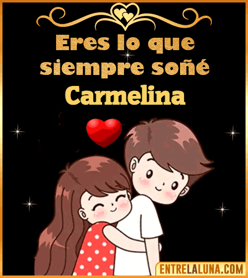 Gif de Amor para Carmelina
