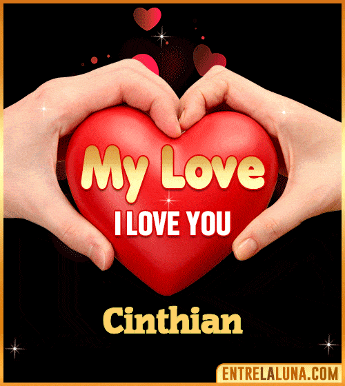 My Love i love You Cinthian