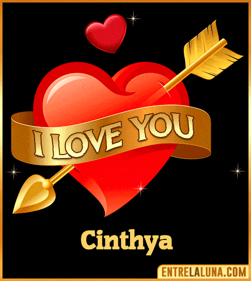 GiF I love you Cinthya