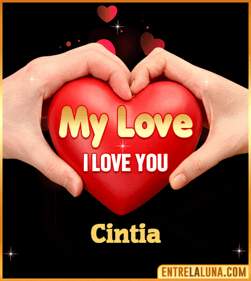 My Love i love You Cintia