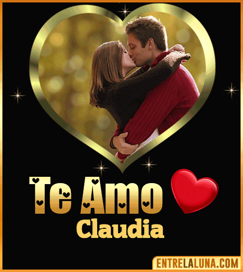 Gif Te amo Claudia