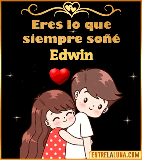 Gif de Amor para Edwin