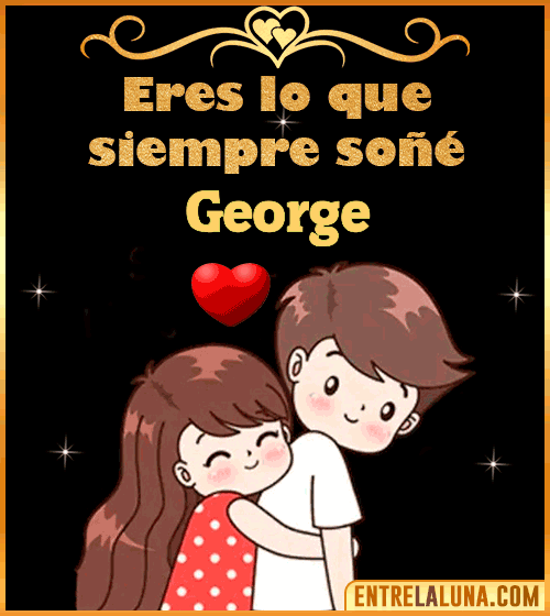 Gif de Amor para George
