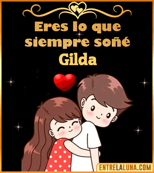 Gif de Amor para Gilda