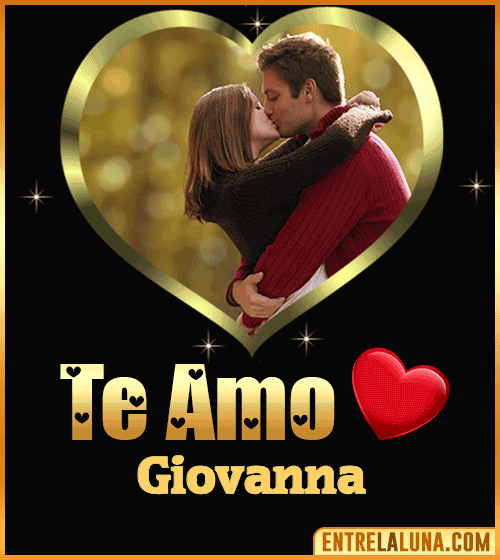 Gif Te amo Giovanna