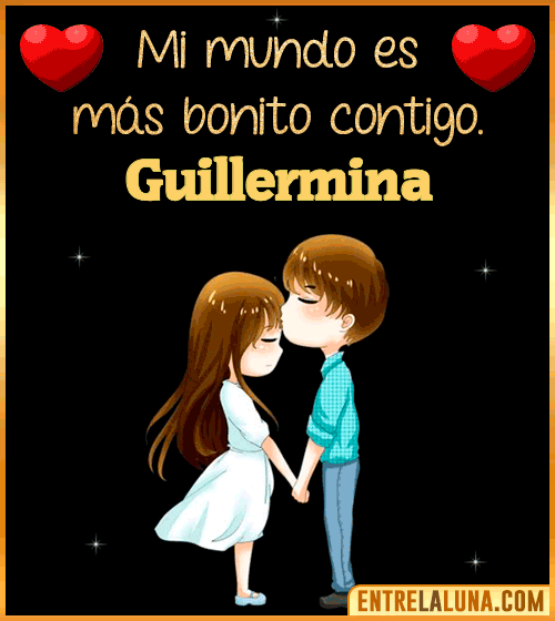 Gif de Amor para WhatsApp con Nombre Guillermina