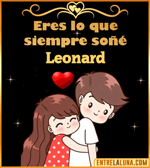 Gif de Amor para Leonard