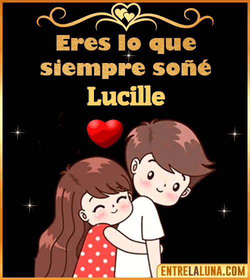 Gif de Amor para Lucille