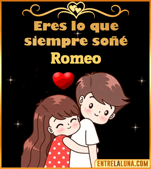 Gif de Amor para Romeo