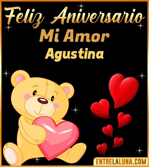 Feliz Aniversario mi Amor Agustina