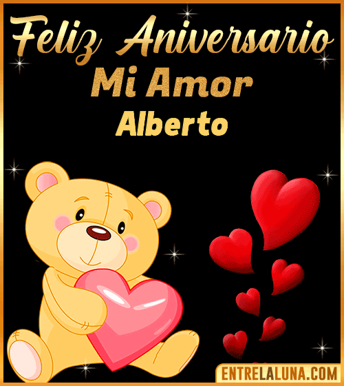Feliz Aniversario mi Amor Alberto