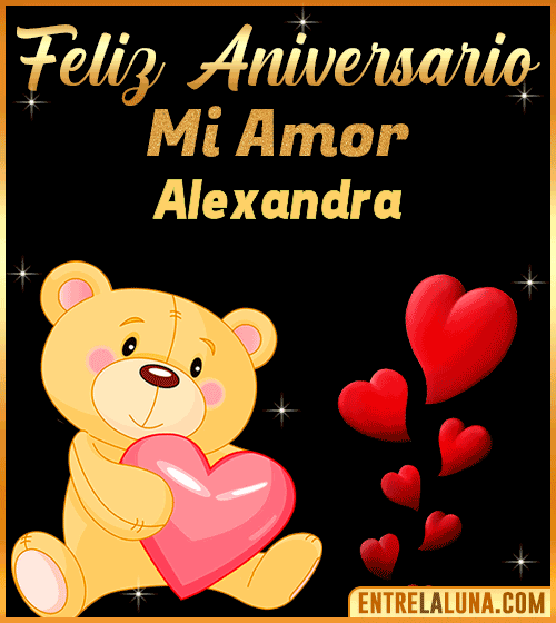 Feliz Aniversario mi Amor Alexandra