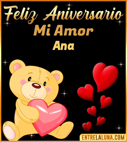 Feliz Aniversario mi Amor Ana