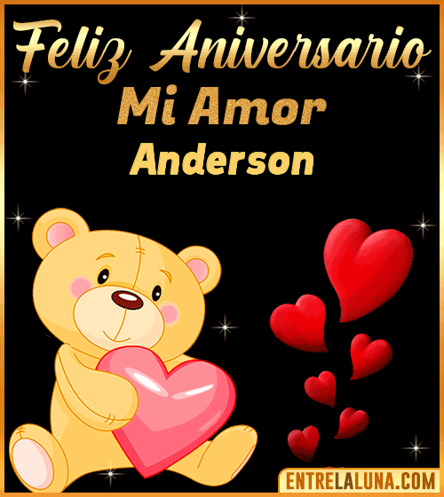 Feliz Aniversario mi Amor Anderson