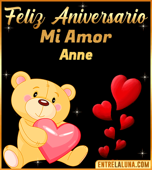 Feliz Aniversario mi Amor Anne