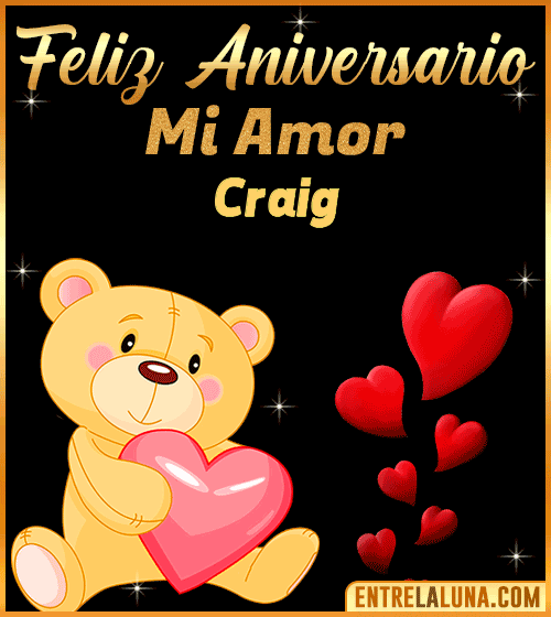 Feliz Aniversario mi Amor Craig