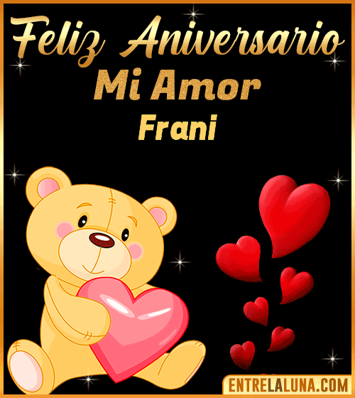Feliz Aniversario mi Amor Frani