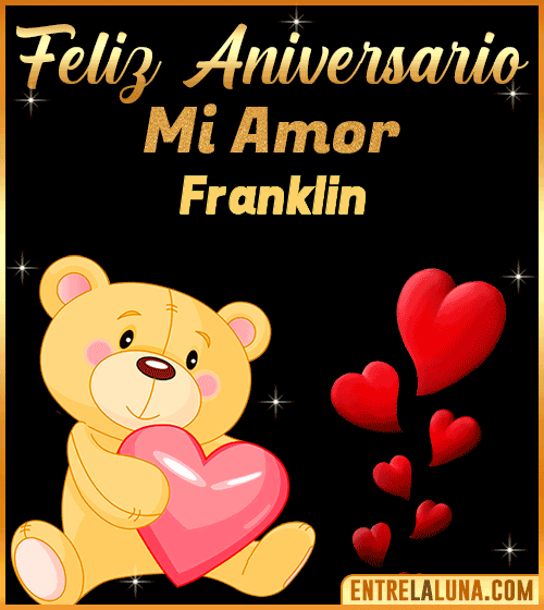 Feliz Aniversario mi Amor Franklin