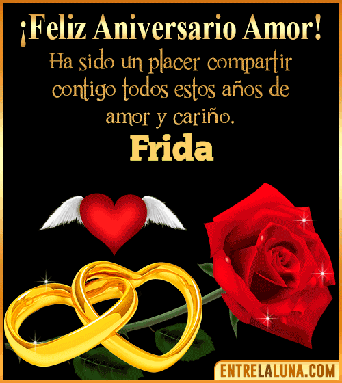 Gif de Feliz Aniversario Frida