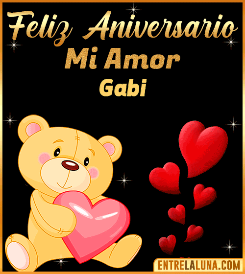 Feliz Aniversario mi Amor Gabi