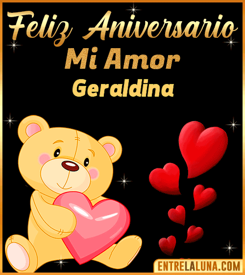 Feliz Aniversario mi Amor Geraldina