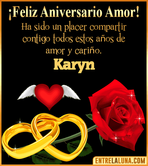 Gif de Feliz Aniversario Karyn