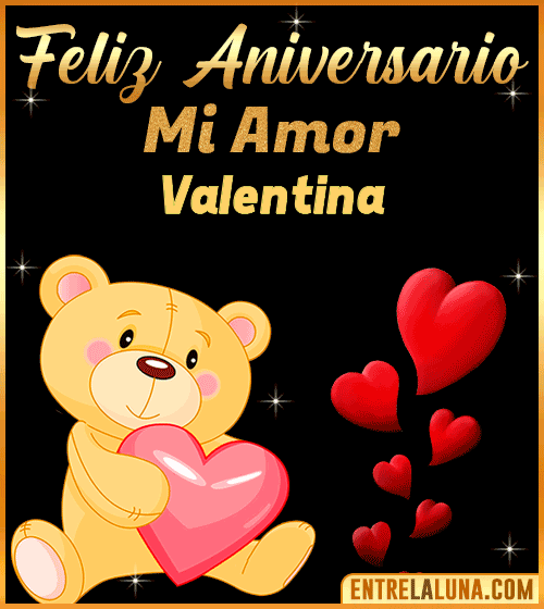 Feliz Aniversario mi Amor Valentina