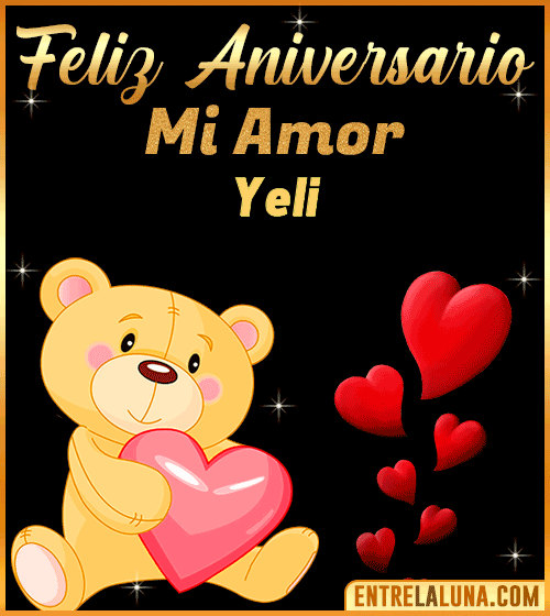 Feliz Aniversario mi Amor Yeli