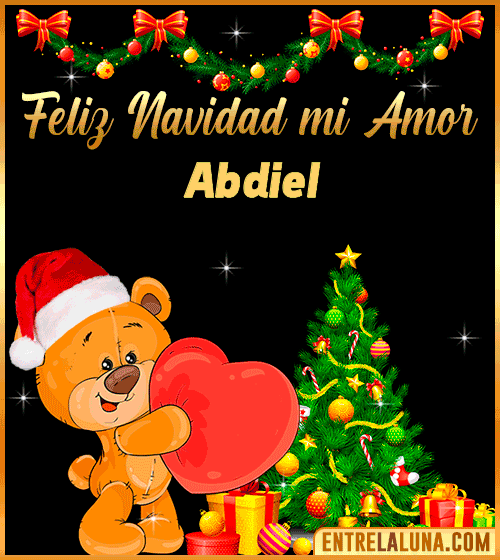 Feliz Navidad mi Amor Abdiel